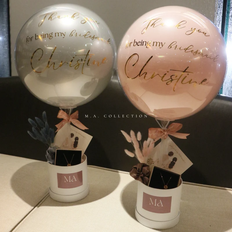 Balloon Bridesmaid Proposal Box Set