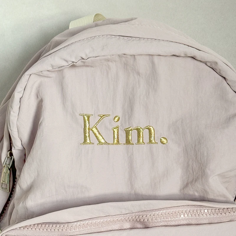 韓國定制刺繡防水背囊