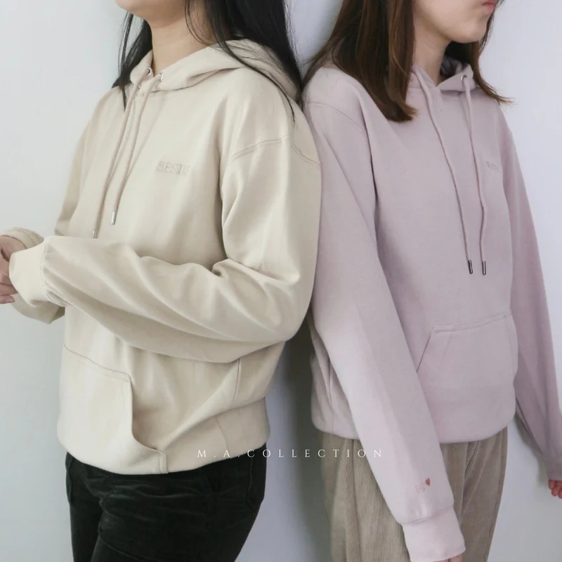 訂製刺繡BESTIES HOODIES