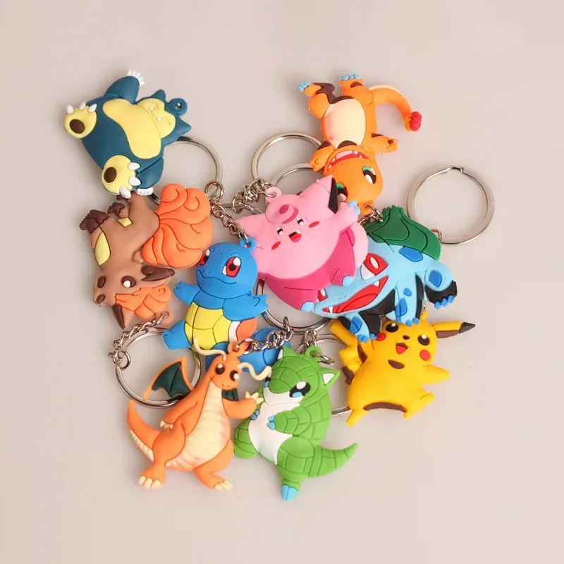 Lot de 10 porte-clés Pokémon dans un coffret économique