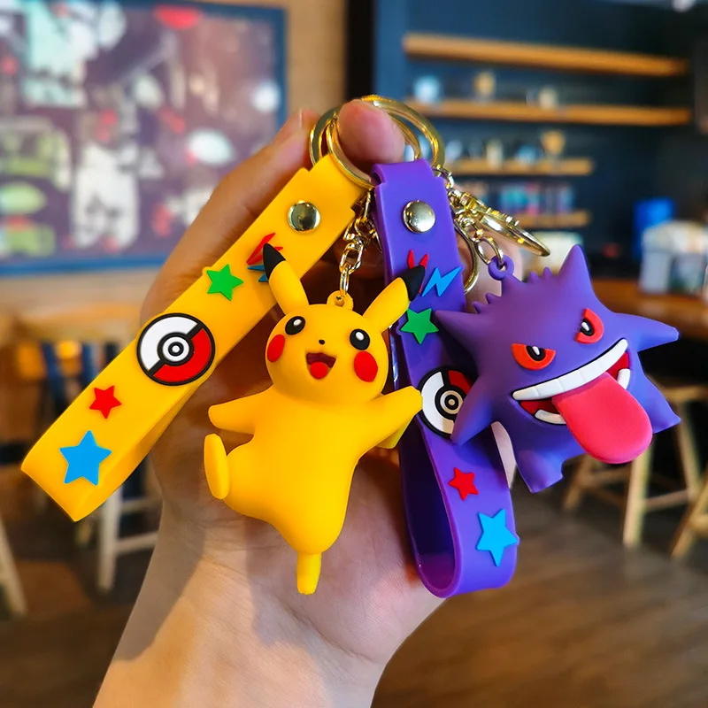 Pikachu Gengar Charmander Jigglypuff Porte-clés