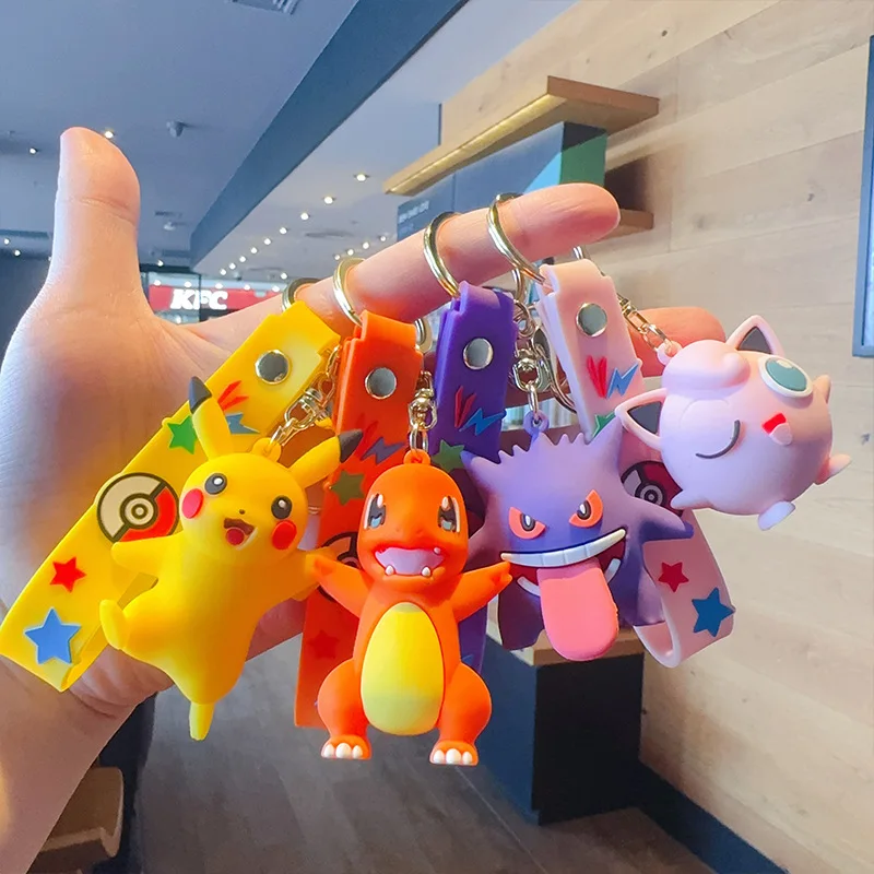 Pikachu Gengar Charmander Jigglypuff Porte-clés