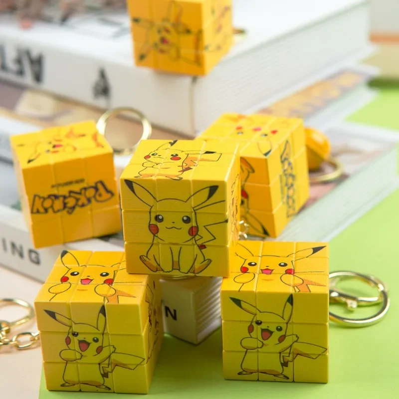 Porte-clés Pikachu Rubik's Cube