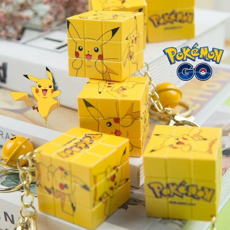Porte-clés Pikachu Rubik's Cube
