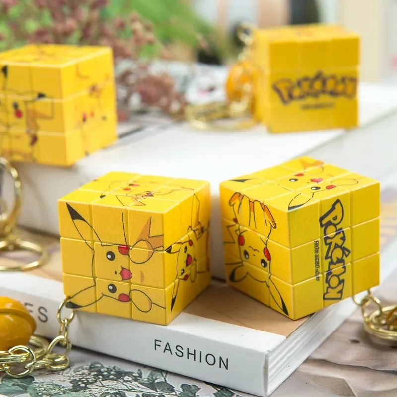 Porte-clés Pikachu Rubik's Cube