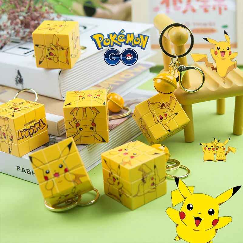 Porte-clés Pikachu Rubik's Cube