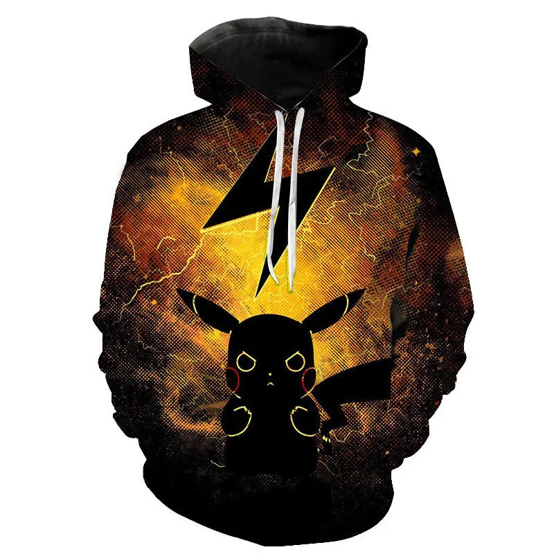 Pull à capuche Pokémon coloré et coloré dans de nombreux motifs.