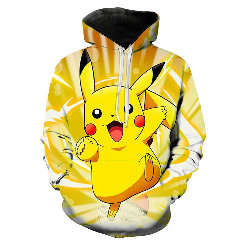 Pull à capuche Pokémon coloré et coloré dans de nombreux motifs.