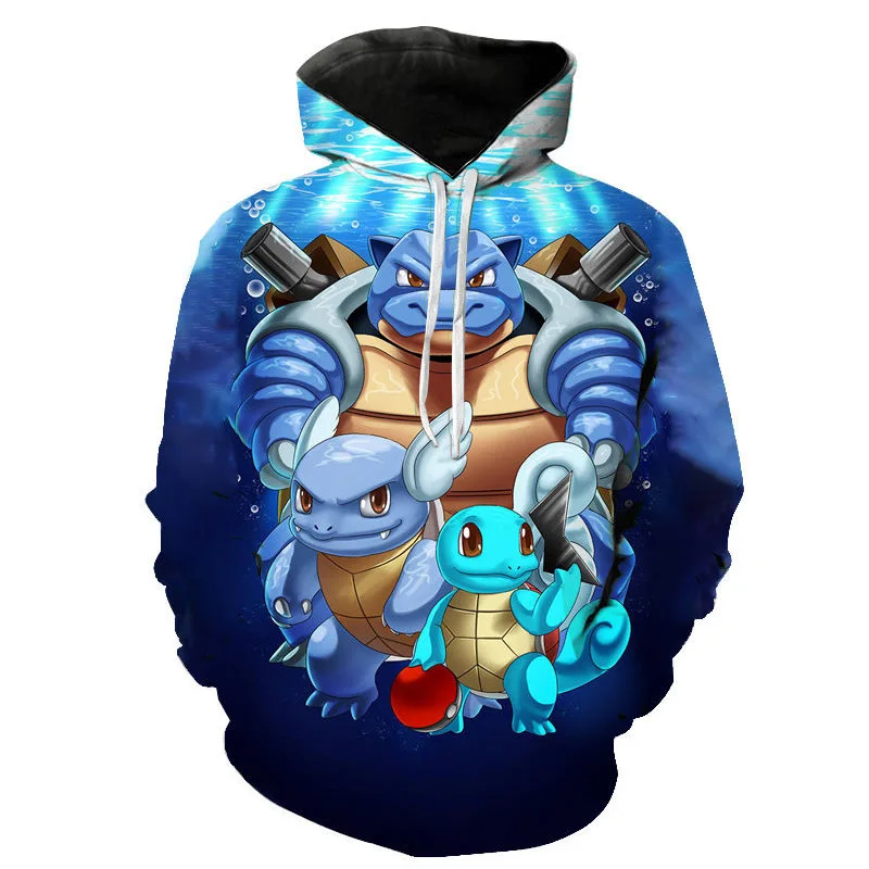 Pull à capuche Pokémon coloré et coloré dans de nombreux motifs.