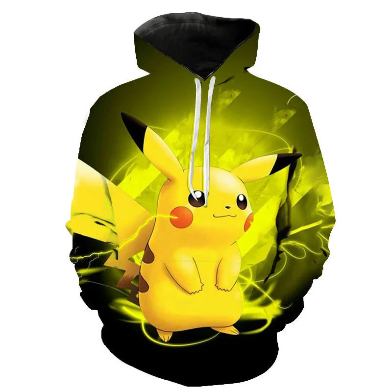 Pull à capuche Pokémon coloré et coloré dans de nombreux motifs.