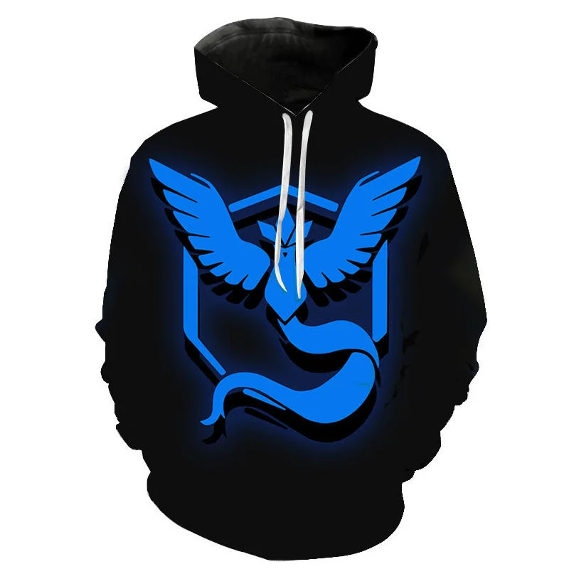 Pull à capuche Pokémon coloré et coloré dans de nombreux motifs.