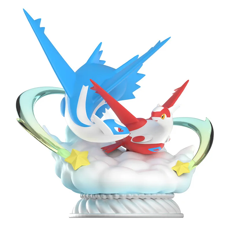 Statue Figurine Pokémon Latios avec Latias (env. 18 cm)