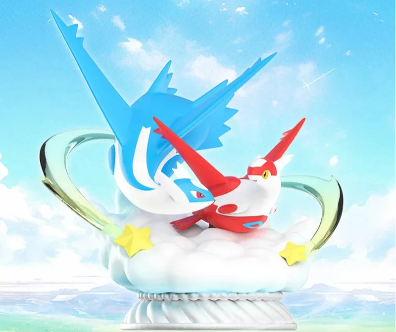 Statue Figurine Pokémon Latios avec Latias (env. 18 cm)