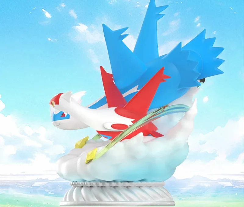Statue Figurine Pokémon Latios avec Latias (env. 18 cm)
