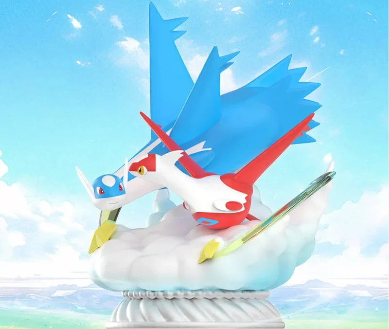 Statue Figurine Pokémon Latios avec Latias (env. 18 cm)
