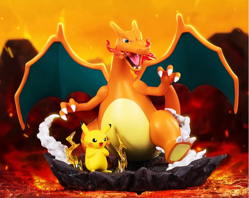 Charizard Charizard avec figurine Pikachu