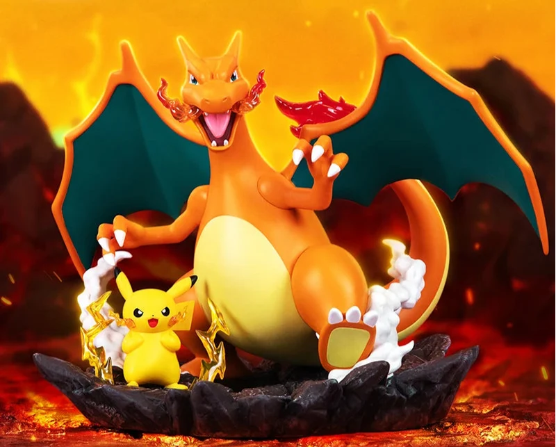 Charizard Charizard avec figurine Pikachu