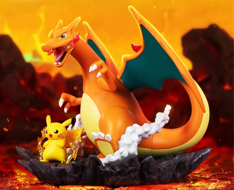 Charizard Charizard avec figurine Pikachu