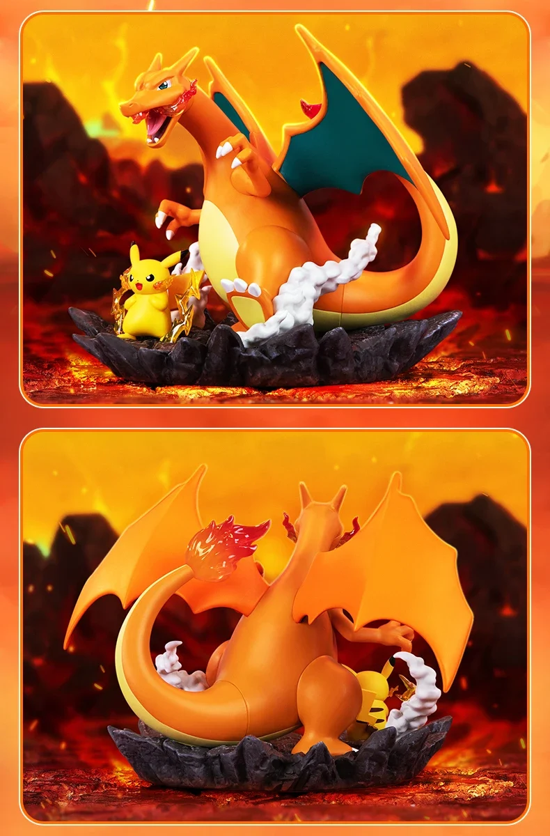 Charizard Charizard avec figurine Pikachu