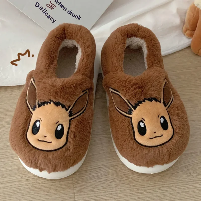 Chaussons enfants Fluffy Évoli, Bulbasaur, Pikachu