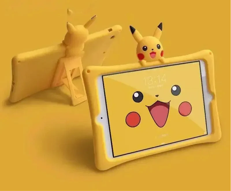 Coque de protection Pikachu pour IPad Pro 2021, IPad Mini etc.