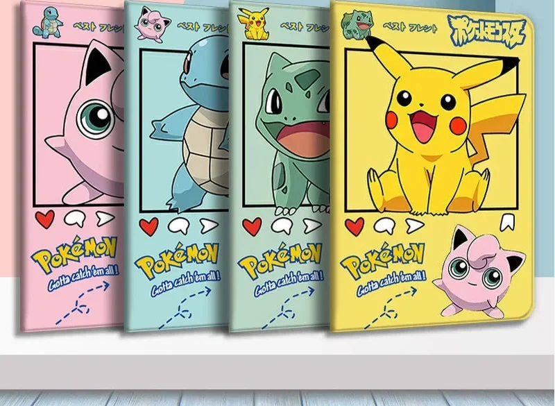 Pokemon iPad Air Pro Smartcover avec motifs Pikachu, Bulbasaur, Carapuce, Jiggypuff
