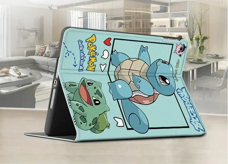 Pokemon iPad Air Pro Smartcover avec motifs Pikachu, Bulbasaur, Carapuce, Jiggypuff