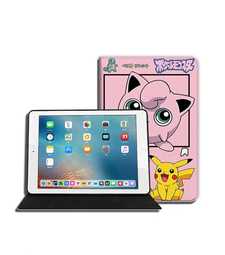 Pokemon iPad Air Pro Smartcover avec motifs Pikachu, Bulbasaur, Carapuce, Jiggypuff