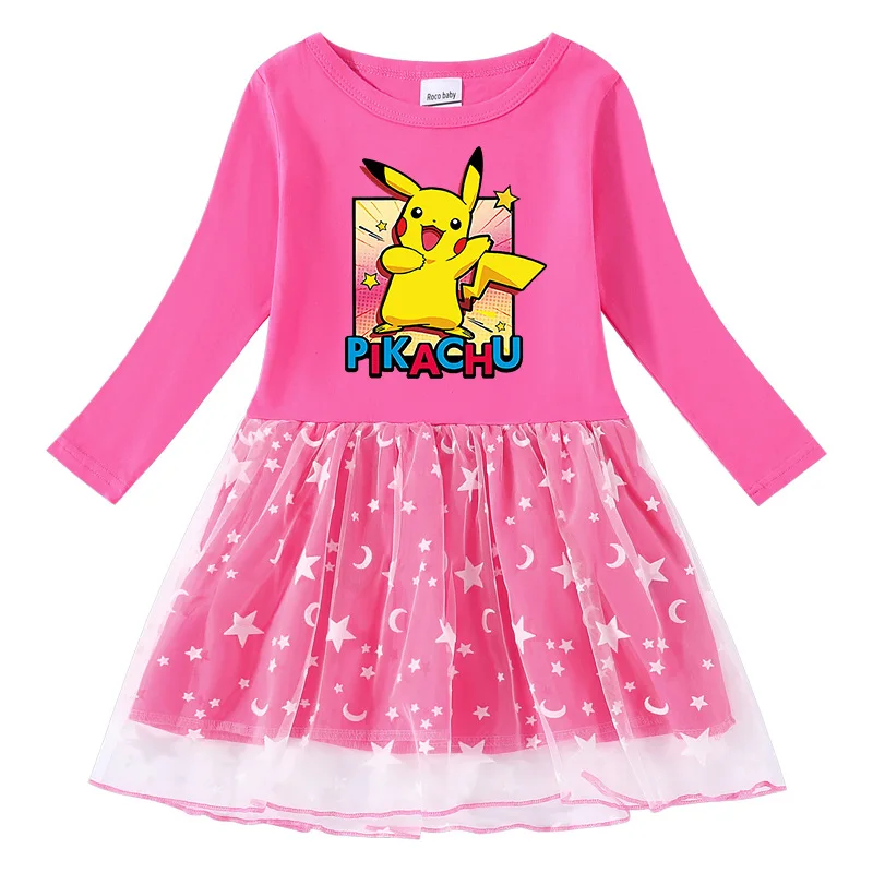 Robe de princesse Pokémon Pikachu pour enfants