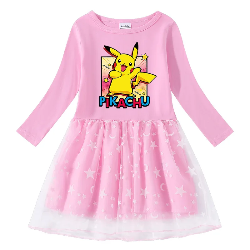 Robe de princesse Pokémon Pikachu pour enfants