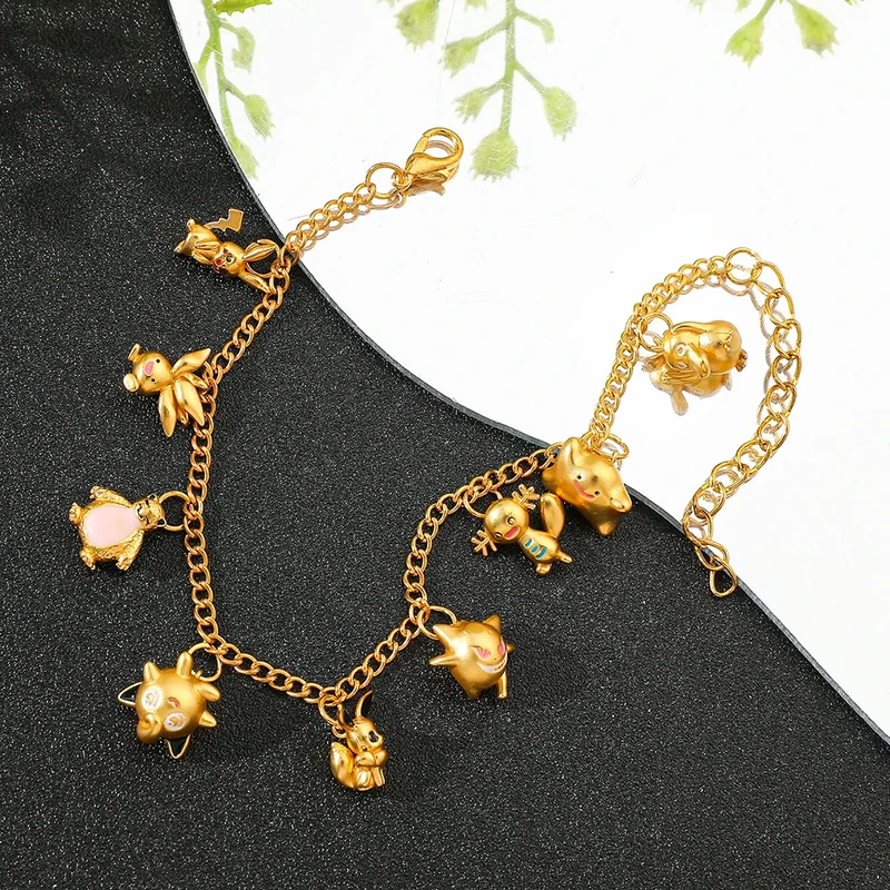 Bracelet Pokémon doré