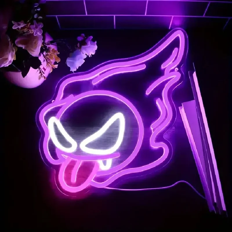 Bulbasaur Bulbasaur ou Nebulak Gastly Applique murale néon