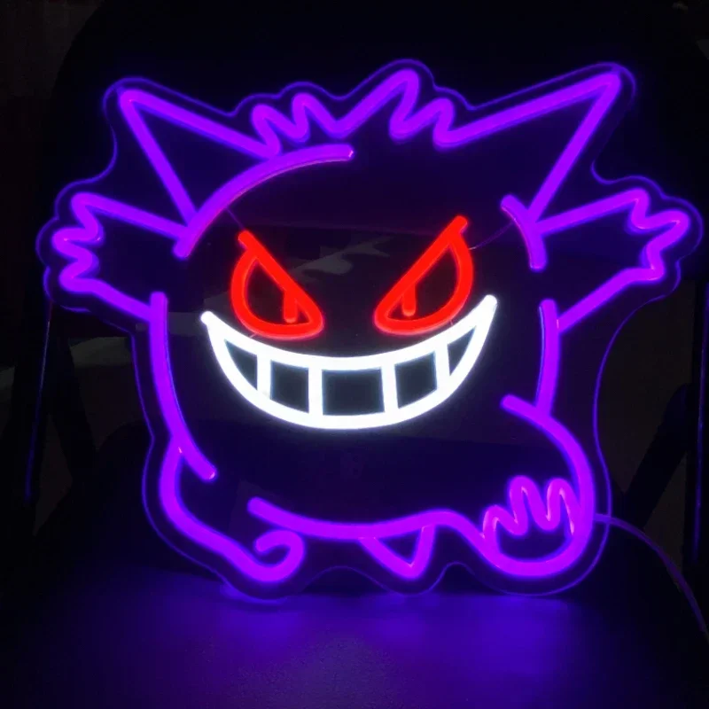 Applique néon Gengar (env. 40x33cm)