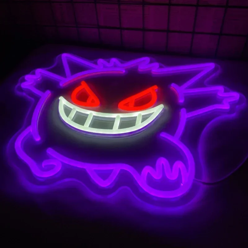 Applique néon Gengar (env. 40x33cm)