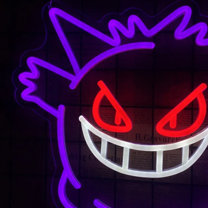 Applique néon Gengar (env. 40x33cm)