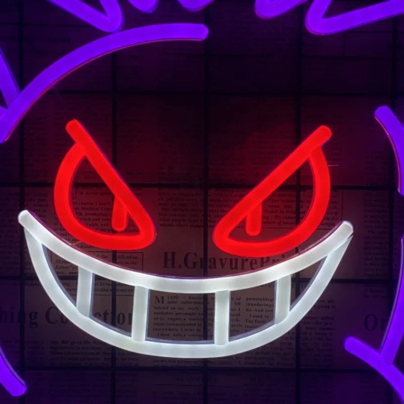 Applique néon Gengar (env. 40x33cm)