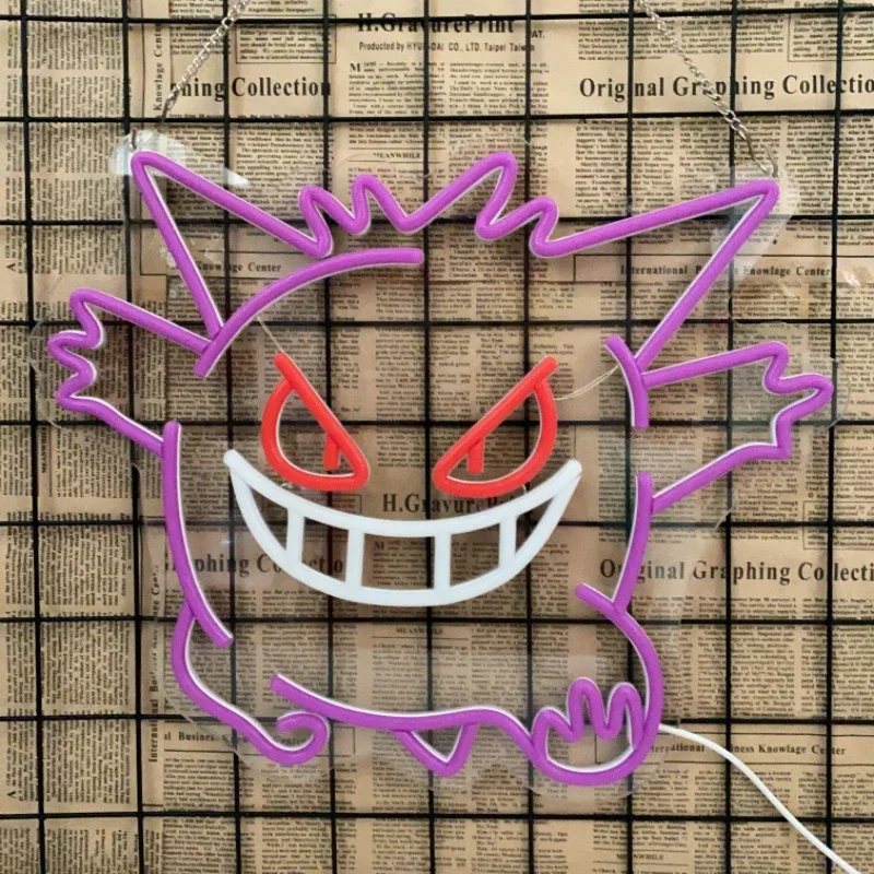 Applique néon Gengar (env. 40x33cm)