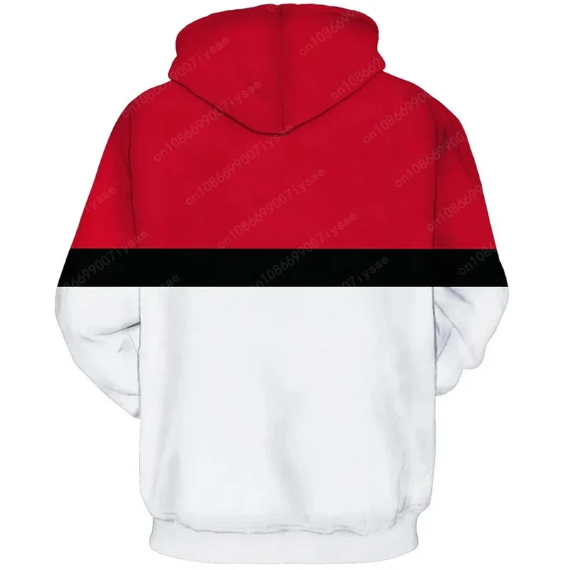 Sweat à capuche cosplay Pokeball pour enfants ou adultes