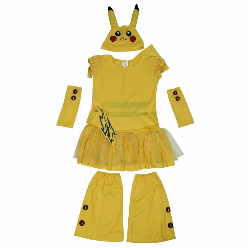 Jolie robe Pikachu pour enfants - costume cosplay carnaval