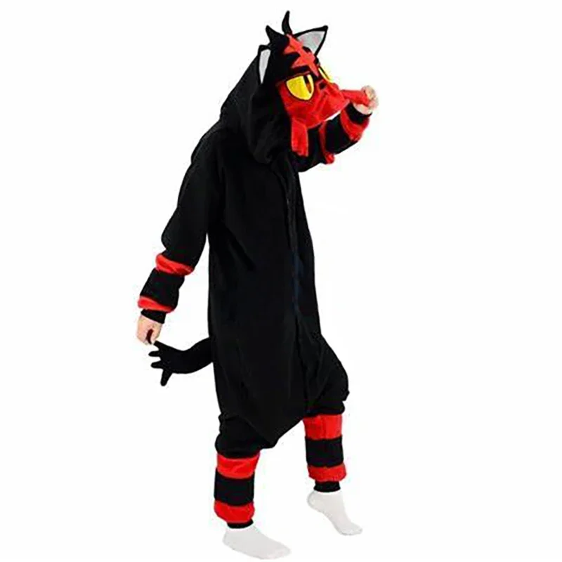 Costume de Cosplay, combinaison Litten Flamiau