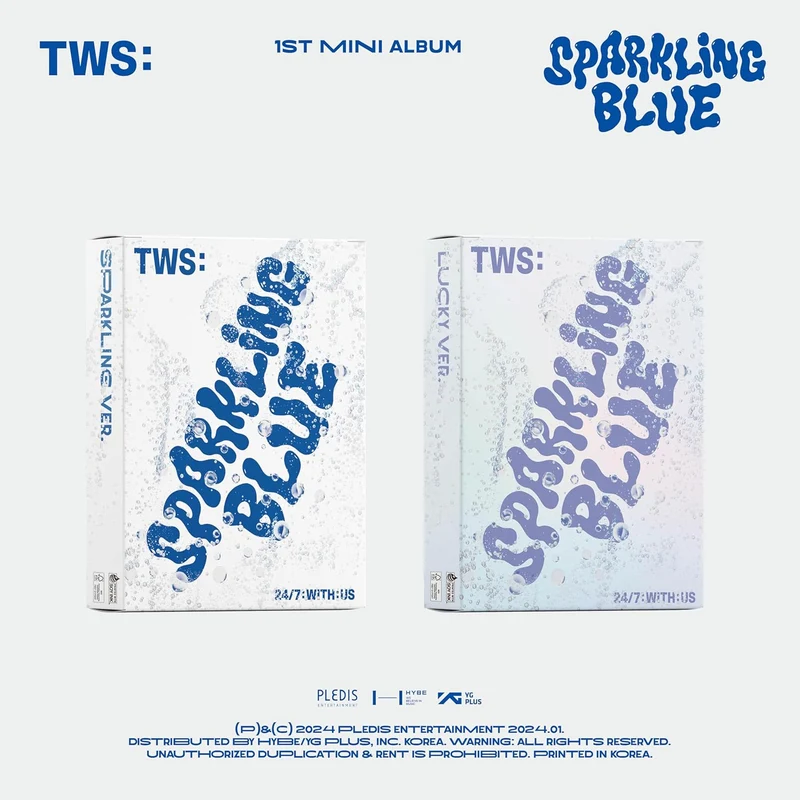 TWS — Sparkling Blue, 1er Mini Album (Lucky Ver., coffret goodies)