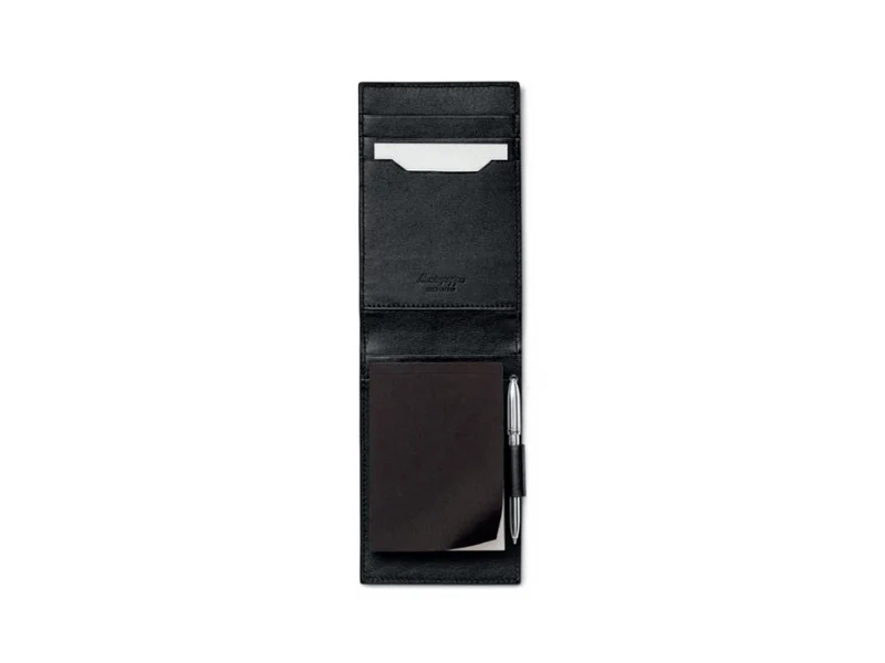 Pocket Pad Montegrappa Signet Series, Cuir, Noir, IC00HN01