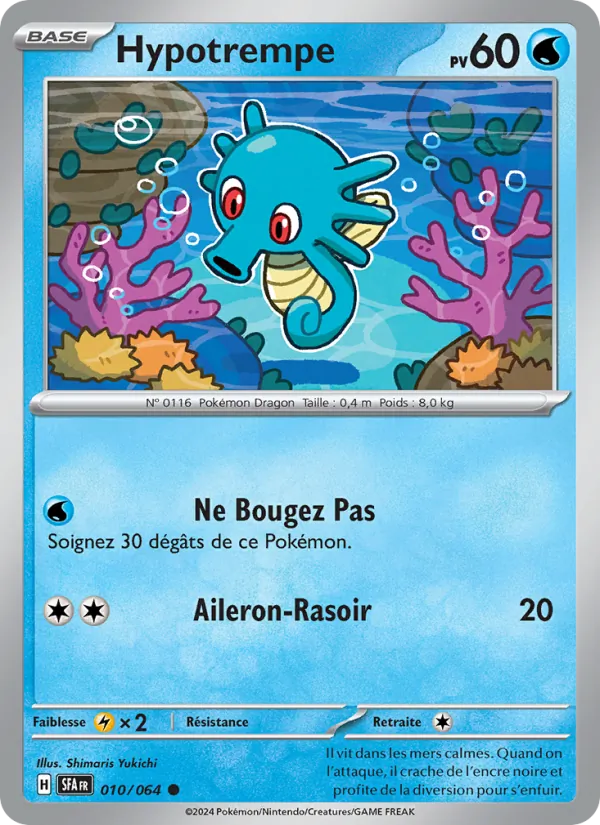 Hypotrempe 10/64 — EV06.5 – Fable Nébuleuse — Carte Pokémon française