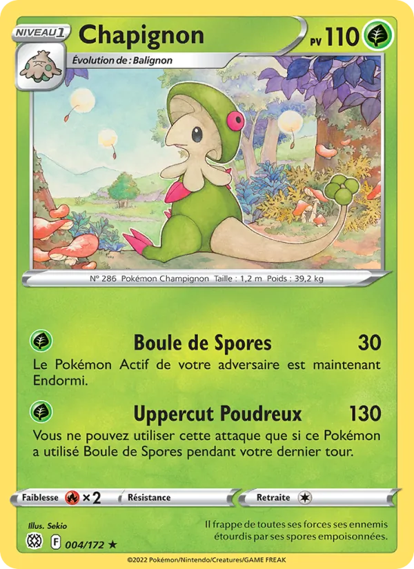 Chapignon 4/172 — EB09 - Stars Etincelantes — Carte Pokémon française