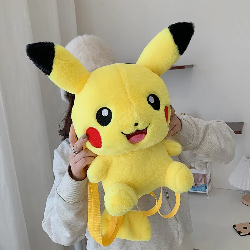 Sac à dos Pokémon mignon et moelleux Pikachu, Charmander, Charizard et autres