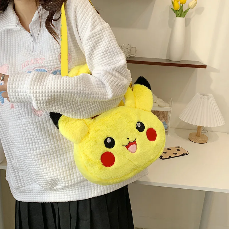 Sac à dos Pokémon mignon et moelleux Pikachu, Charmander, Charizard et autres