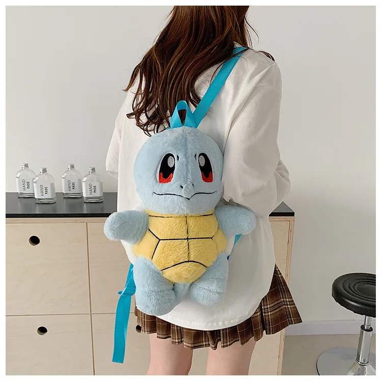 Sac à dos Pokémon mignon et moelleux Pikachu, Charmander, Charizard et autres