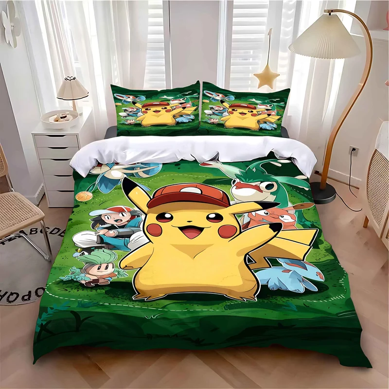 Parure de lit Pokémon dans différents modèles et ensembles