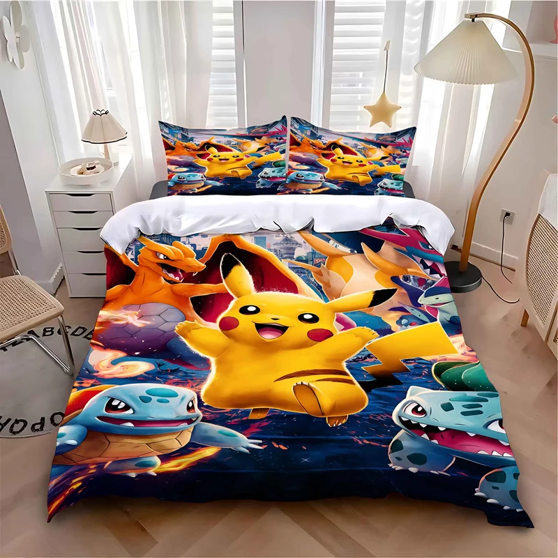 Parure de lit Pokémon dans différents modèles et ensembles