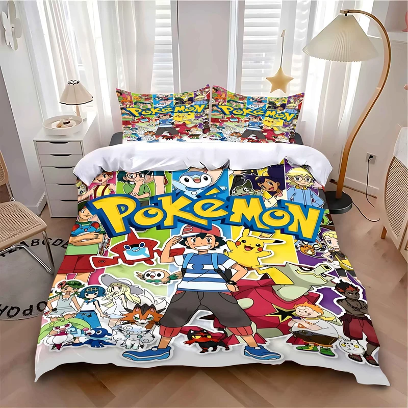 Parure de lit Pokémon dans différents modèles et ensembles